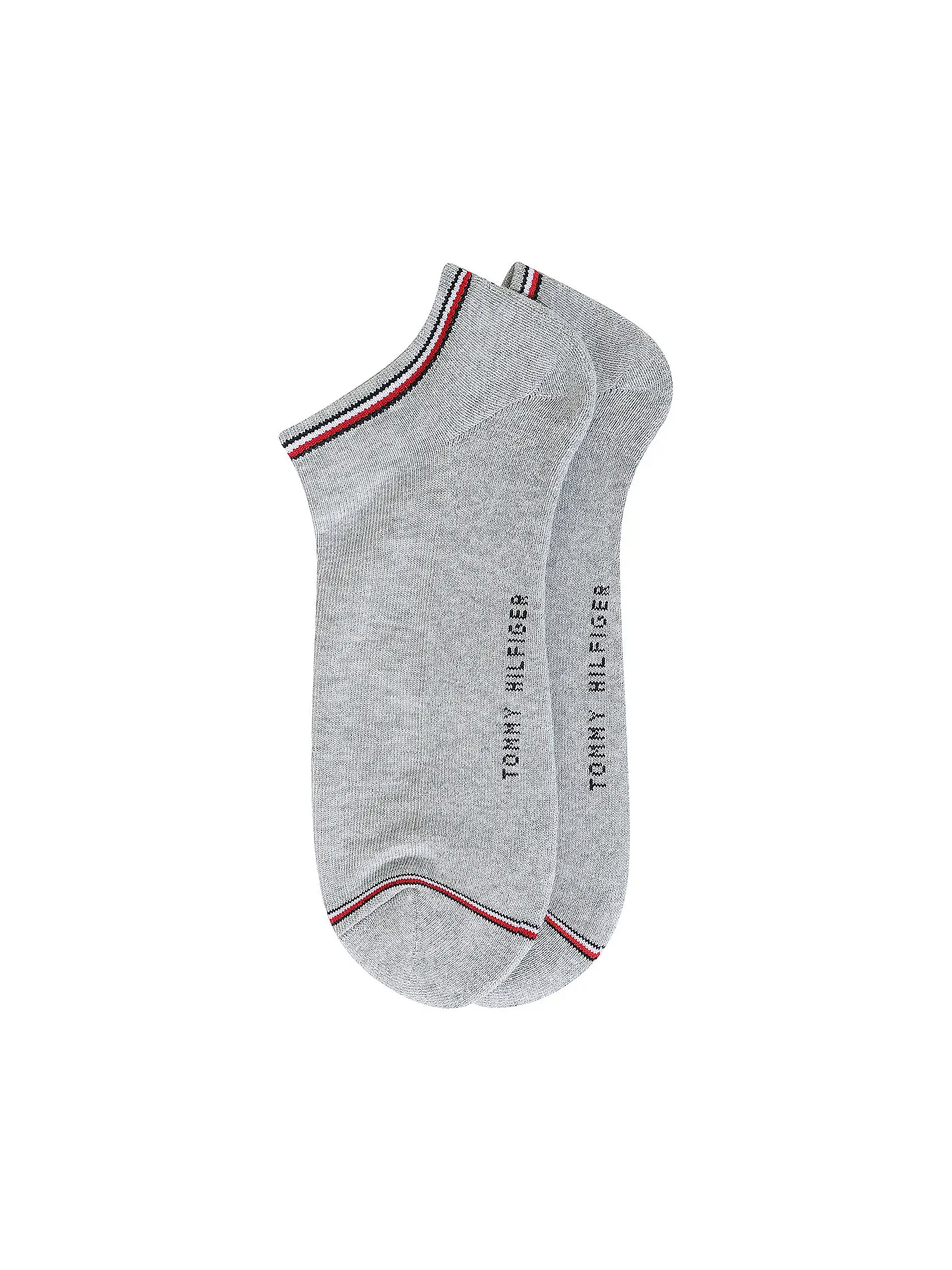 TOMMY HILFIGER | Sneaker Socken 2-er Pkg. white | grau